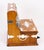Antique Blonde Oak Tantalus Dry Bar, 1800s, Set of 8 For Sale - Image 8 of 18
