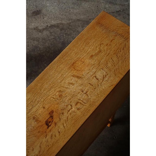 Mid-20th Century Brutalist Sideboard in Oak, 1960s For Sale - Image 13 of 14