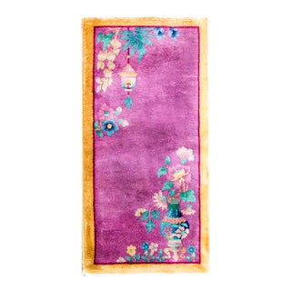 Early 20th Century Chinese Art Deco Rug For Sale
