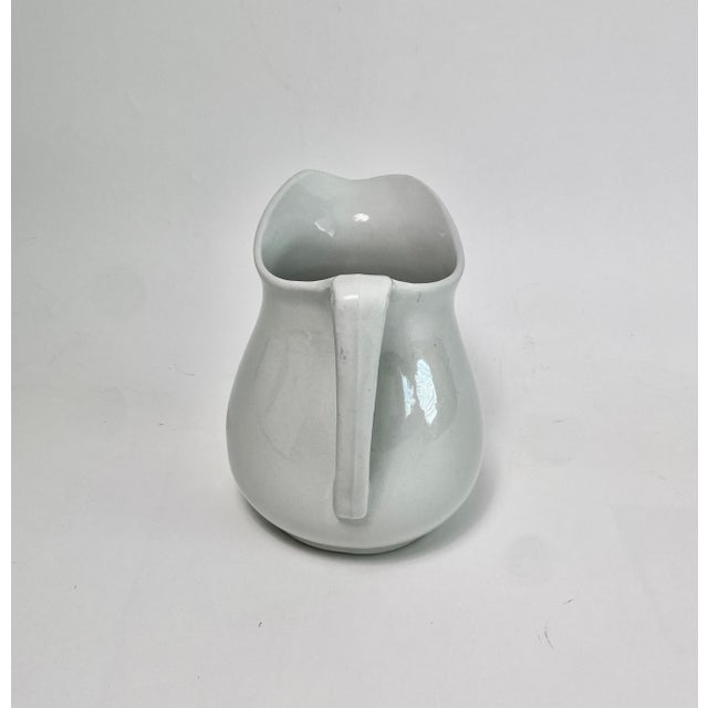 English English Ironstone White Pitcher For Sale - Image 3 of 9