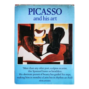 1981 Pablo Ruiz Picasso and His Art Book Vintage Hardcover Made in Spain 1980s