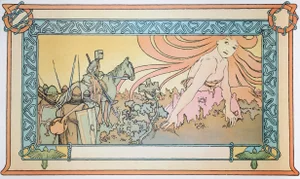 Soldiers Dream, Alphonse Mucha Lithograph Poster