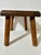 1970s Vintage 1970s/1908s Hand Crafted Wooden Folk Art Foot Stool For Sale - Image 5 of 12