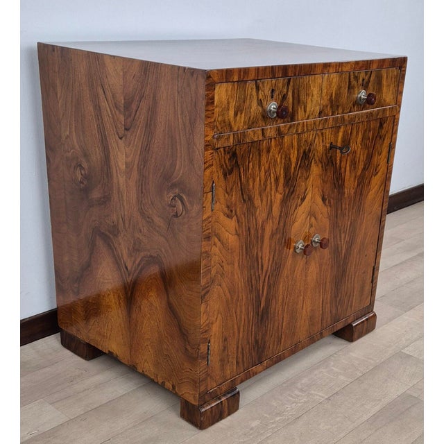 Metal Art Deco Austrian Record Cabinet, 1928 For Sale - Image 7 of 18
