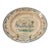 Mid 19th Century Burgess & Leigh 14" Platter God Speed the Plough For Sale