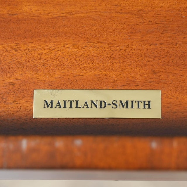 Brown Nvin0619 Vintage Maitland Smith Chest of Drawers For Sale - Image 8 of 12