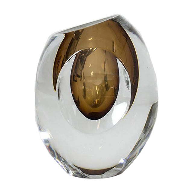 Glass Ventana Vase by Mona Morales-Schildt For Sale