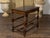 English 19th Century Oak Bobbin Leg Table with Single Drawer and Cross Stretcher For Sale In Atlanta - Image 6 of 12