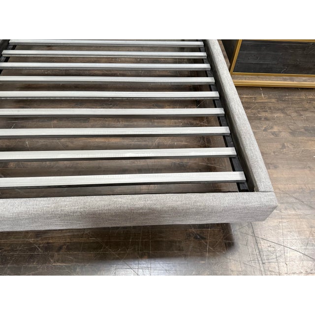 Queen Size Room & Board Hartley Bed Frame For Sale - Image 11 of 12