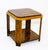 Art Deco French Side Table in Walnut Burl and Oak, 1925 For Sale - Image 3 of 14