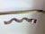 Metal Vintage Victorian/Edwardian Revival Copper Chatelaine Chain v Belt Hook Watch Chain, 1960s For Sale - Image 7 of 17