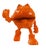 Plastic Mini Orange Resin Pac-Man from Richard Orlinski For Sale - Image 7 of 7