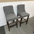 Transitional Arhaus Lunden Gray Bar Stools, a Pair For Sale - Image 3 of 12