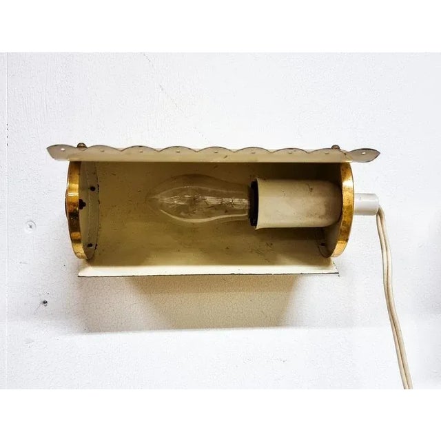 Antique Scandinavian Wall Lights in Brass with Star Pattern, 1950s, Set of 2 For Sale - Image 5 of 13