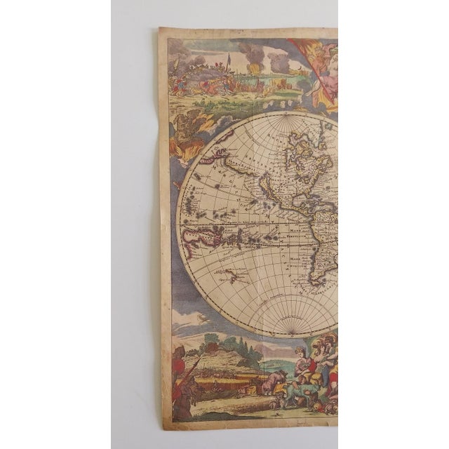 Nova Totius Terrarum Orbis Tabula Chart, Amsterdam, 17th Century For Sale - Image 8 of 10