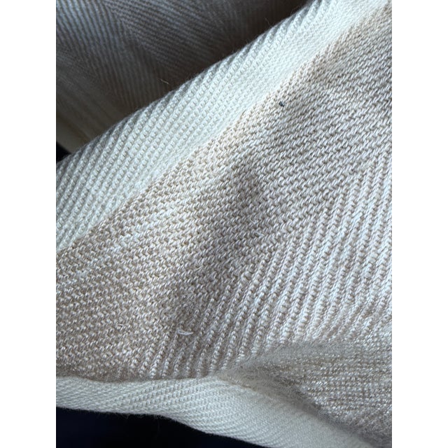 Textile Ralph Lauren Throw Pillows Set of Four Brown Striped With Down Inserts New Old Stock For Sale - Image 7 of 9