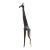Vintage African Giraffe With Dark Patina For Sale