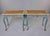 Mid-Century Modern Italian Hand-Painted Side Tables, Circa 1850s - Pair For Sale - Image 3 of 13