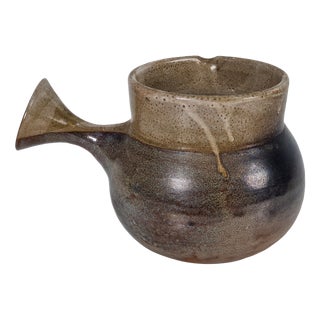 Vintage Glazed Sandstone Jug by Roland Zobel for Atelier Les Cycladen, ​​France, 1970s For Sale