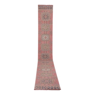 Mid 20th Century Vintage Turkish Stair Runner For Sale