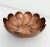 Rustic Vintage Scalloped Copper Bowl For Sale - Image 3 of 8