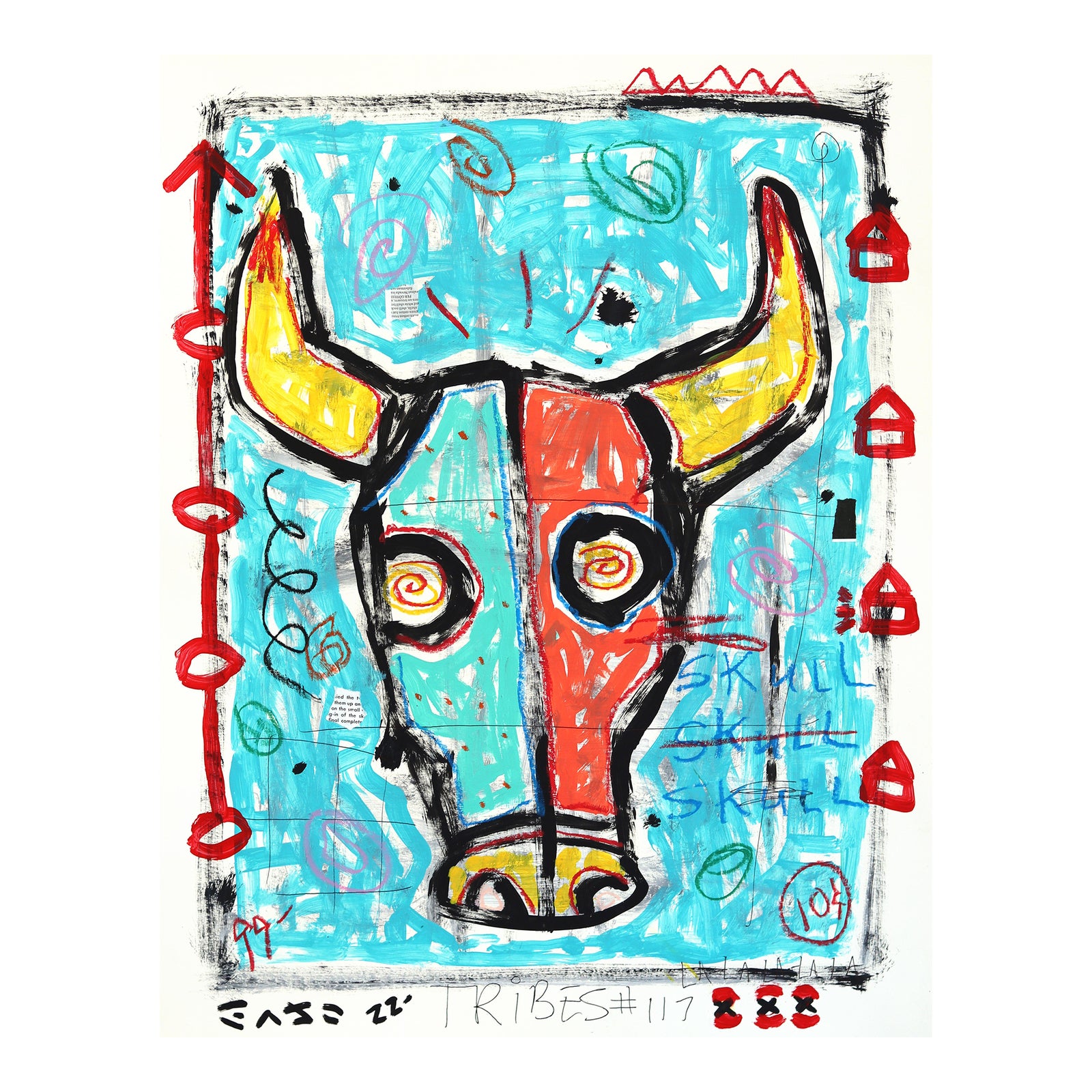 Rodeo Mirage - Abstract Color Drenched Western Inspired Artwork by Gary ...