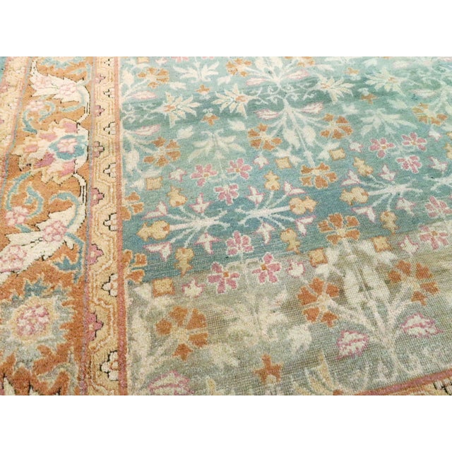 Galerie Shabab Collection Mid-20th Century Indian Amritsar Rug For Sale In New York - Image 6 of 11