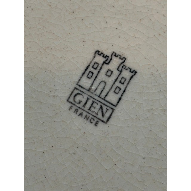 French Country Vintage Gien France Les Gâteaux Dessert Plates, Set of 5 For Sale - Image 3 of 5
