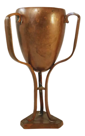 Vintage Copper Loving Cup Trophy
