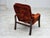 Danish Lounge Chair in Velour and Bent Oak, 1970s For Sale - Image 9 of 18