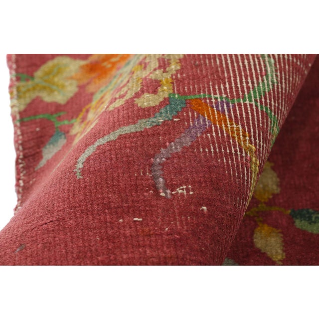 Antique Chinese Art Deco Rug, 01'11 X 02'09 For Sale In Dallas - Image 6 of 10