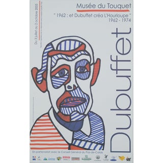 Self-Portrait Poster attributed to Jean Dubuffet, 2005 For Sale