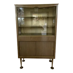 Vintage Mid Century Modern Bar Unit Shelf