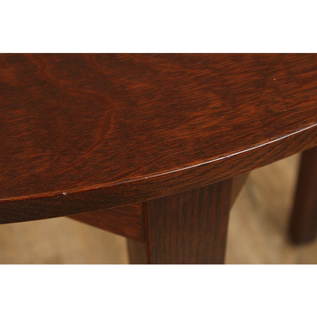 Stickley Mission Collection Oak Console For Sale In Philadelphia - Image 6 of 12