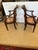Wood Italian Regency Walnut Armchairs With Caned Seats -a Pair For Sale - Image 7 of 14