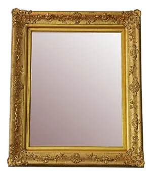 Large 19th Century Gilt Overmantle Wall Mirror