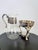 1980s Elegance Glass Coffee Carafe With Warming Stand, Ep Brass Silver Plated Tea Pot For Sale - Image 4 of 12