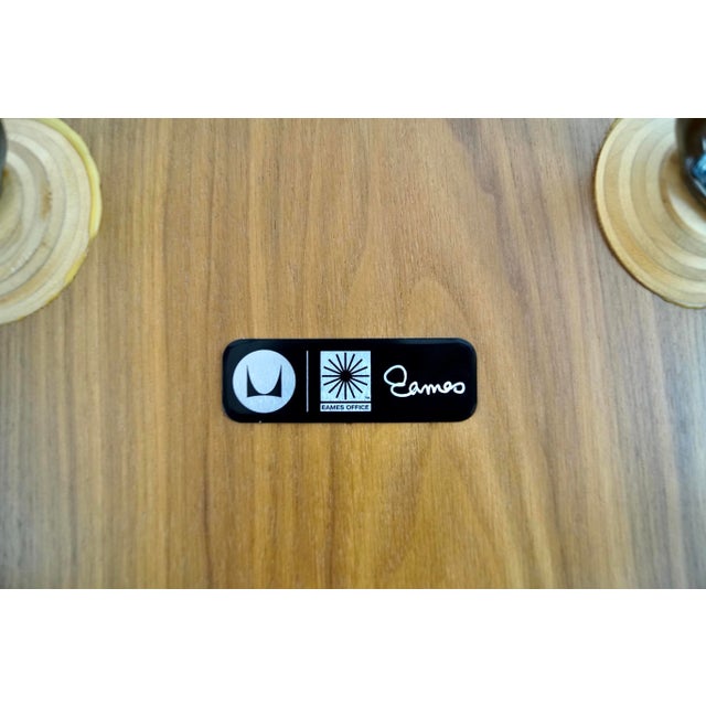 Set of 4 Authentic Herman Miller Eames Walnut Dining Chairs For Sale - Image 12 of 12