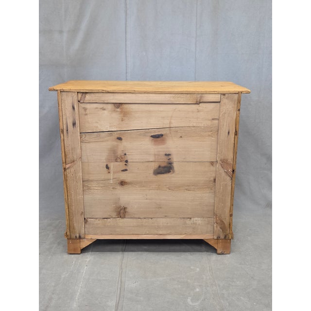 Antique English Pine Single Door Cupboard With Working Key and Original Hardware For Sale - Image 14 of 14