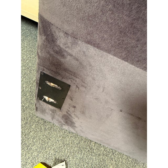 2010s Queen Size West Elm Emmett Diamond Tufted Headboard For Sale - Image 5 of 12