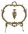 French Brass Rococo Fire Guard For Sale