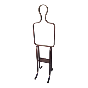 Vintage Andropormorphic Figurative Silhouette Bent Woodined Men's Valet Coat Stand