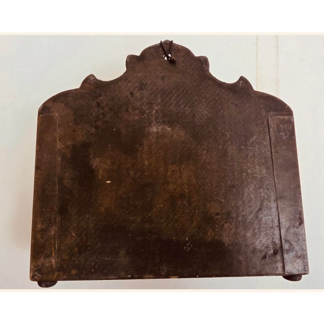 Antique Meiji Period Japanned Letter Holder,Chinoiserie For Sale - Image 6 of 18
