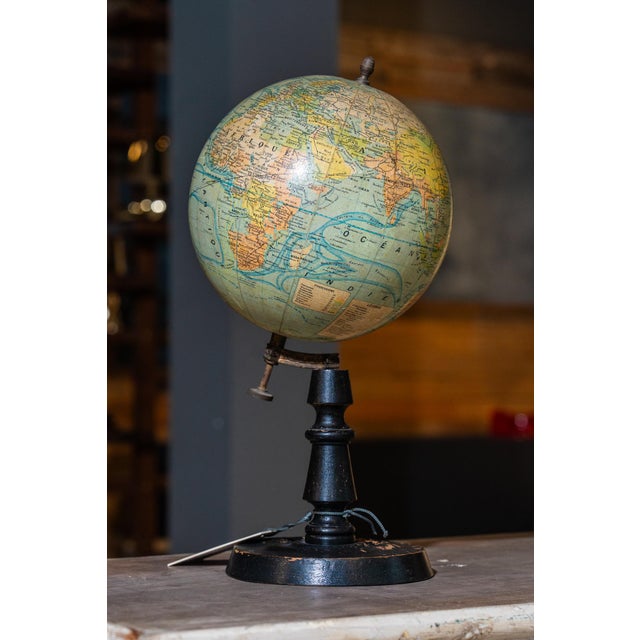 Antique Globe from J. Forest, 1890s For Sale - Image 4 of 5