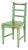 Swedish Green Wood Chair For Sale