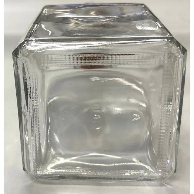 Vintage Glass Decanter Signed Italy For Sale - Image 4 of 4