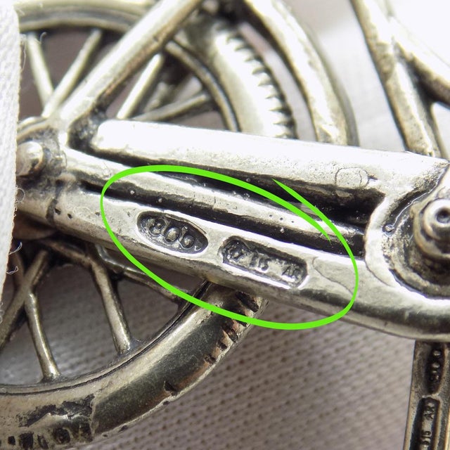 Large Vintage Italian Handmade Silver Ice Cream, 1970s For Sale - Image 9 of 15