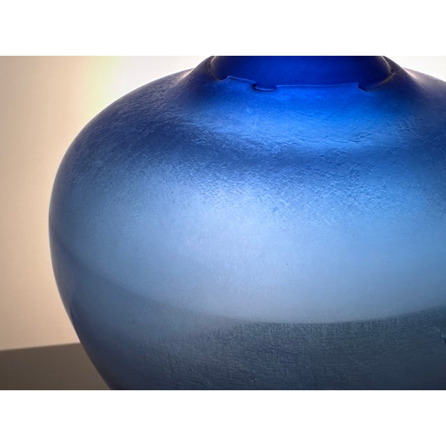 Modern Studio Glass Art Vase by Bertil Vallien for Kosta Boda, Sweden, 1991 For Sale - Image 3 of 14