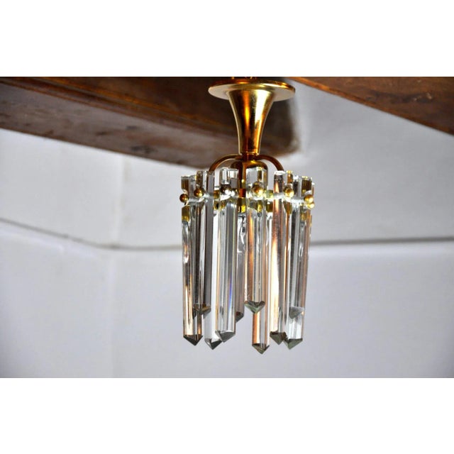 1970s German Kinkeldey Glass Ceiling Light, 1970s For Sale - Image 5 of 8