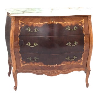 Vintage Marble Top Chest For Sale